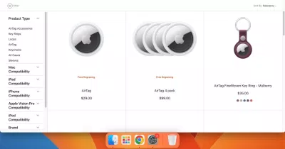 Sản phẩm AirTag trên trang web cửa hàng trực tuyến của Apple (Ảnh: Internet) Sản phẩm AirTag trên trang web cửa hàng trực tuyến của Apple (Ảnh: Internet)