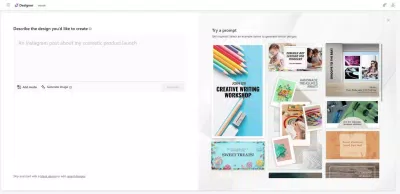 Tạo bản thiết kế mới trong Microsoft Designer (Ảnh: Internet) Tạo bản thiết kế mới trong Microsoft Designer (Ảnh: Internet)