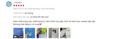 Cảm nhận đánh giá của bạn đọc về cuốn sách ( Ảnh: BlogAnChoi )