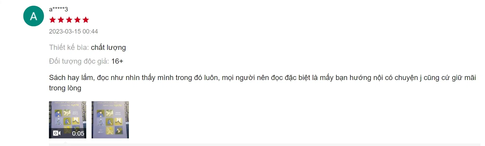 Cảm nhận đánh giá của bạn đọc về cuốn sách ( Ảnh: BlogAnChoi )