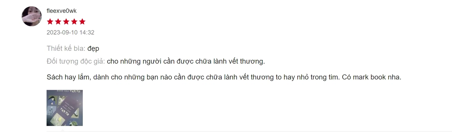 Cảm nhận đánh giá của bạn đọc về cuốn sách ( Ảnh: BlogAnChoi )