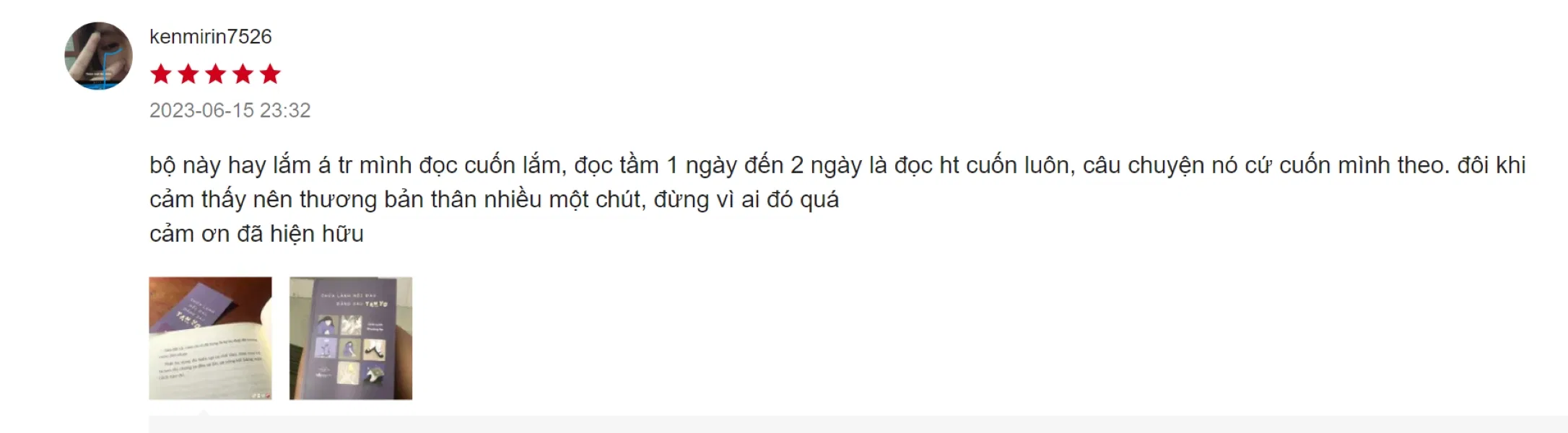 Cảm nhận đánh giá của bạn đọc về cuốn sách ( Ảnh: BlogAnChoi )
