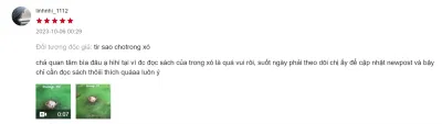 Cảm nhận đánh giá của bạn đọc về cuốn sách ( Ảnh: BlogAnChoi )
