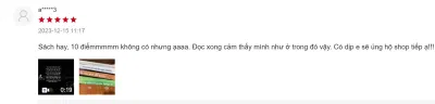 Cảm nhận đánh giá của bạn đọc về cuốn sách ( Ảnh: BlogAnChoi )