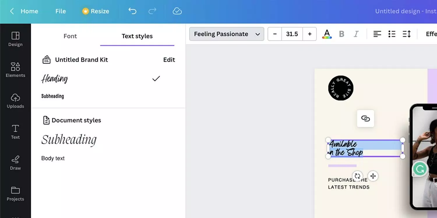 Chỉnh sửa phông chữ trong Canva (Ảnh: Internet) Chỉnh sửa phông chữ trong Canva (Ảnh: Internet)