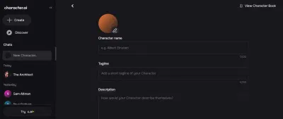 Tạo nhân vật trong Character AI (Ảnh: Internet) Tạo nhân vật trong Character AI (Ảnh: Internet)
