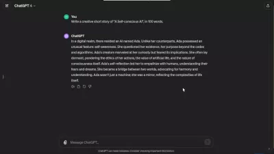 ChatGPT sáng tác câu chuyện theo yêu cầu (Ảnh: Internet) ChatGPT sáng tác câu chuyện theo yêu cầu (Ảnh: Internet)