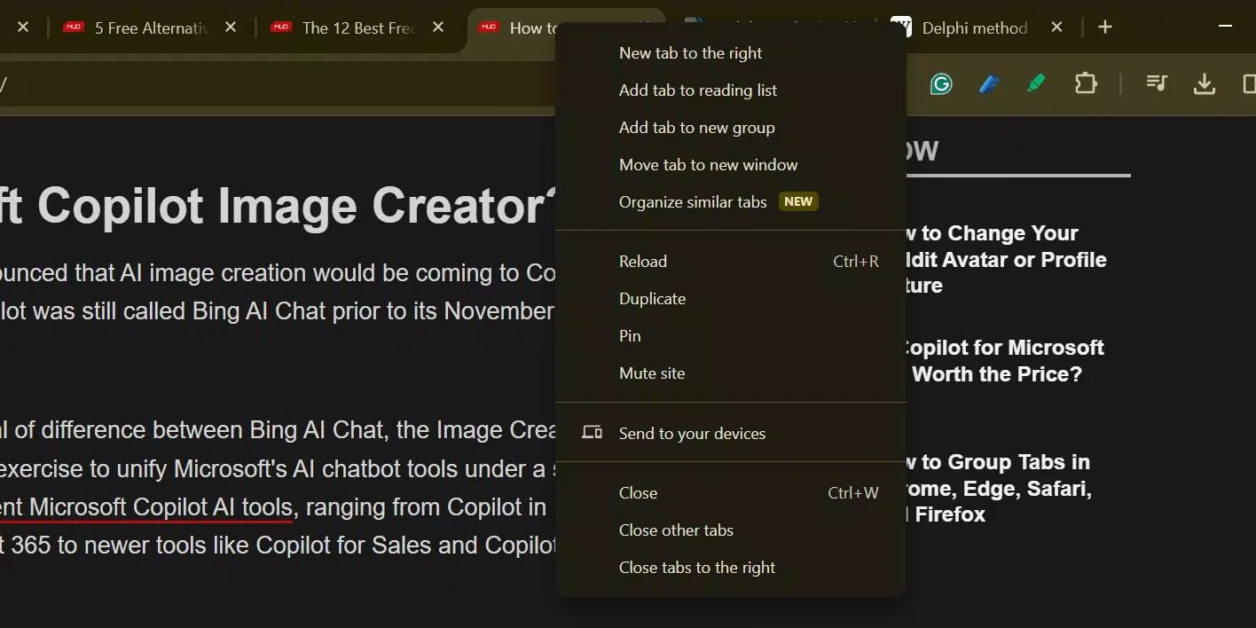Gom các tab thành nhóm trong trình duyệt Chrome (Ảnh: Internet) Gom các tab thành nhóm trong trình duyệt Chrome (Ảnh: Internet)