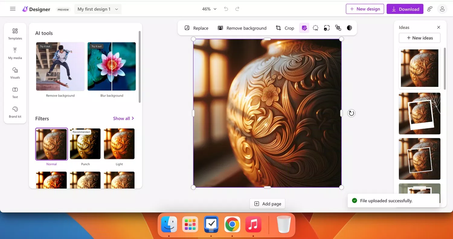 Tính năng chỉnh sửa hình ảnh trong ứng dụng Image Creator của Microsoft (Ảnh: Internet)