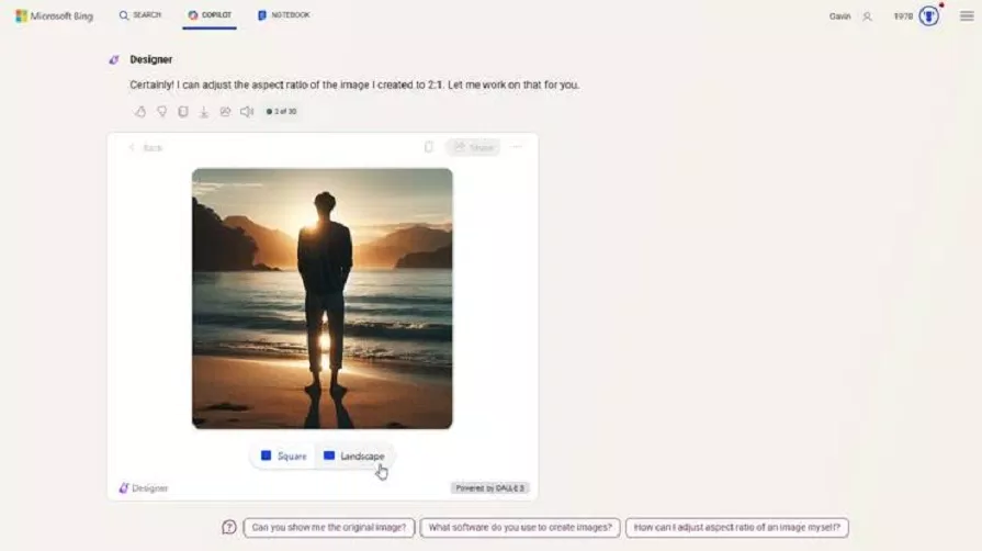 Chọn Landscape để chuyển hình ảnh thành dạng ngang (Ảnh: Internet) Chọn Landscape để chuyển hình ảnh thành dạng ngang (Ảnh: Internet)