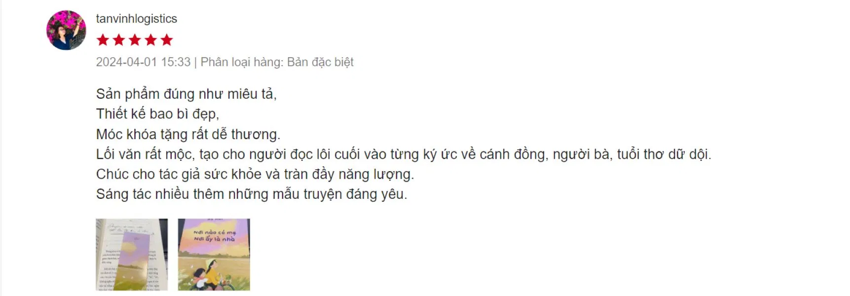 Cảm nhận đánh giá của bạn đọc về cuốn sách ( Ảnh: BlogAnChoi )