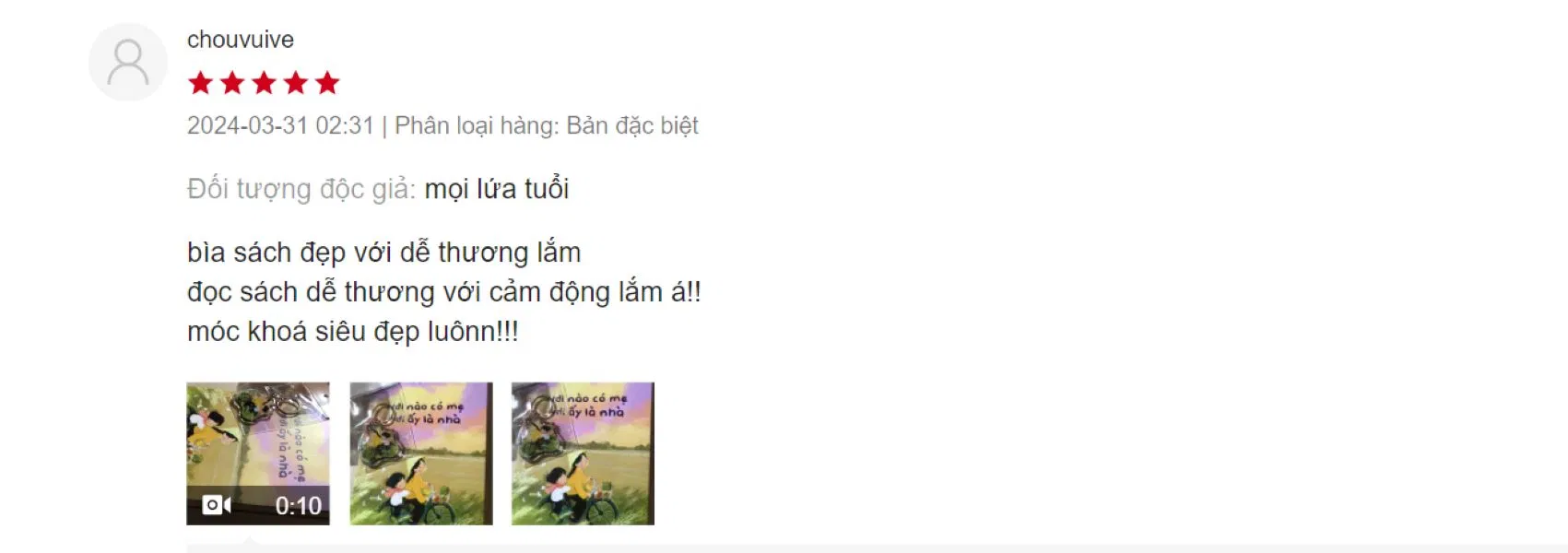 Cảm nhận đánh giá của bạn đọc về cuốn sách ( Ảnh: BlogAnChoi )