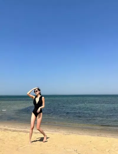 Tỷ lệ cơ thể chuẩn không cần chỉnh của Hayoung (Ảnh: Internet)