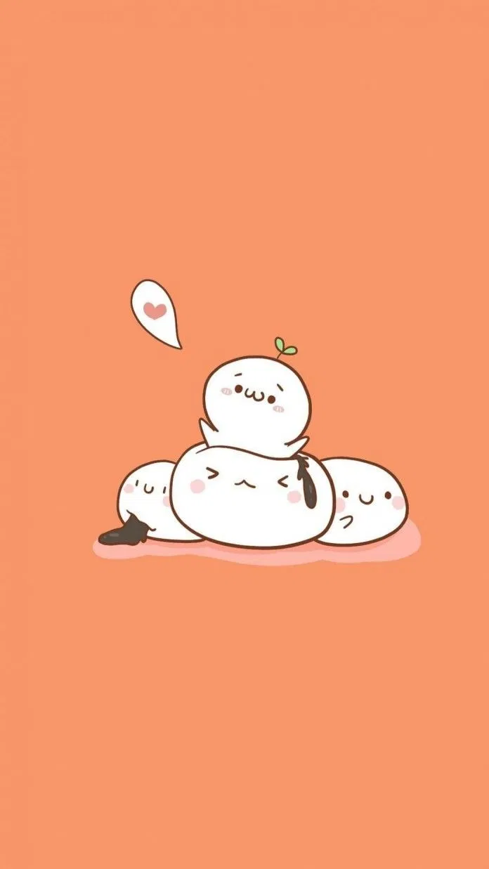 Hình nền đơn giản, đáng yêu cho điện thoại (Ảnh: Internet)