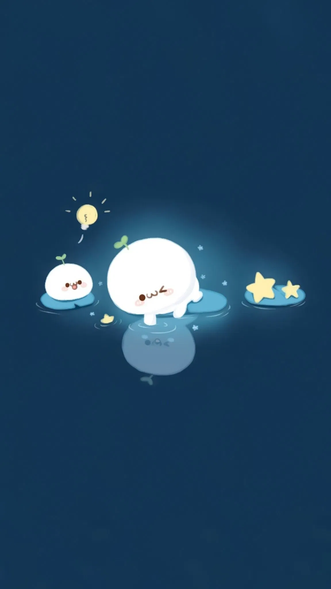 Hình nền đơn giản, đáng yêu cho điện thoại (Ảnh: Internet)