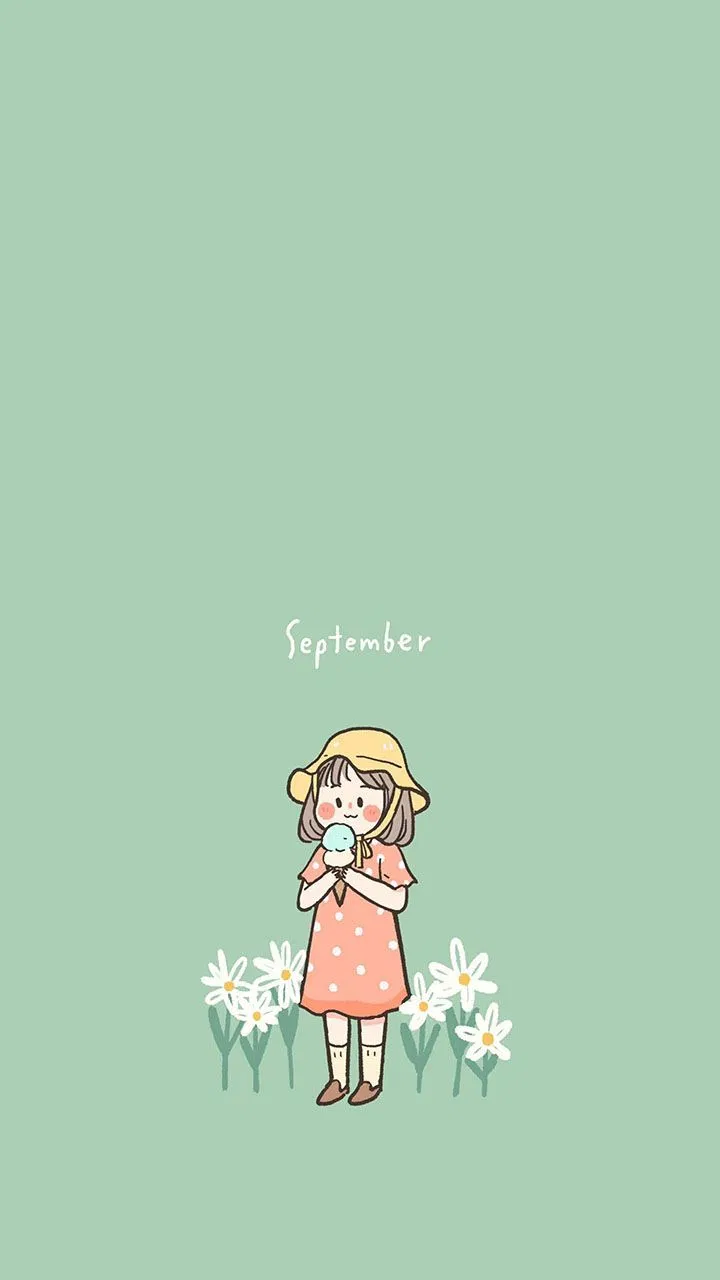 Hình nền đơn giản, đáng yêu cho điện thoại (Ảnh: Internet)