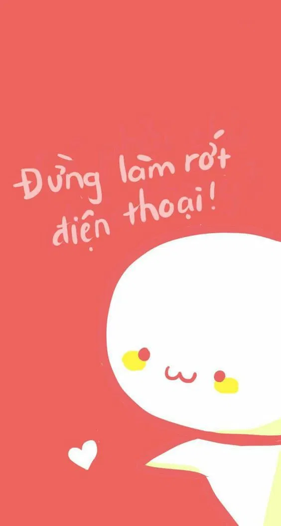 Hình nền đơn giản, đáng yêu cho điện thoại (Ảnh: Internet)