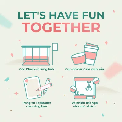 Our Spring Day không chỉ hút fan, mà còn thu hút nhiều người khac nhờ các hoạt động hấp dẫn