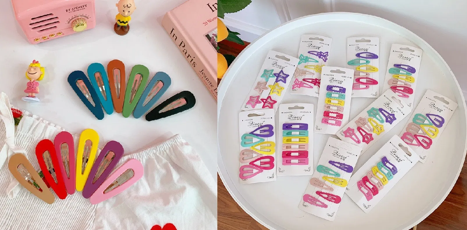 Kẹp tóc bấm cực xinh và cute cho các nàng (Nguồn: Internet)