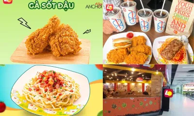 Combo ngon tại Lotteria Vinh Big C ( Ảnh: BlogAnChoi )
