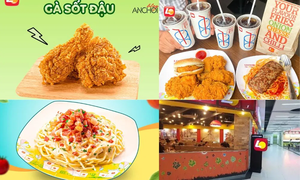 Combo ngon tại Lotteria Vinh Big C ( Ảnh: BlogAnChoi )