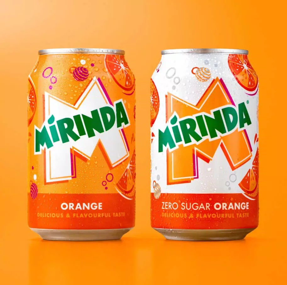 Mirinda - biểu tượng của sự tươi mới và vui tươi (Nguồn: Internet)