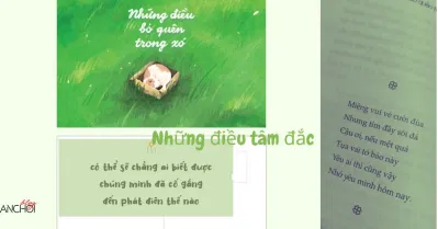 Những điều tâm đắc sau khi đọc Những Điều Bỏ Quên Trong Xó ( Ảnh: BlogAnChoi )