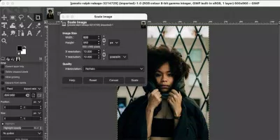 Phóng to hình ảnh với GIMP (Ảnh: Internet) Phóng to hình ảnh với GIMP (Ảnh: Internet)