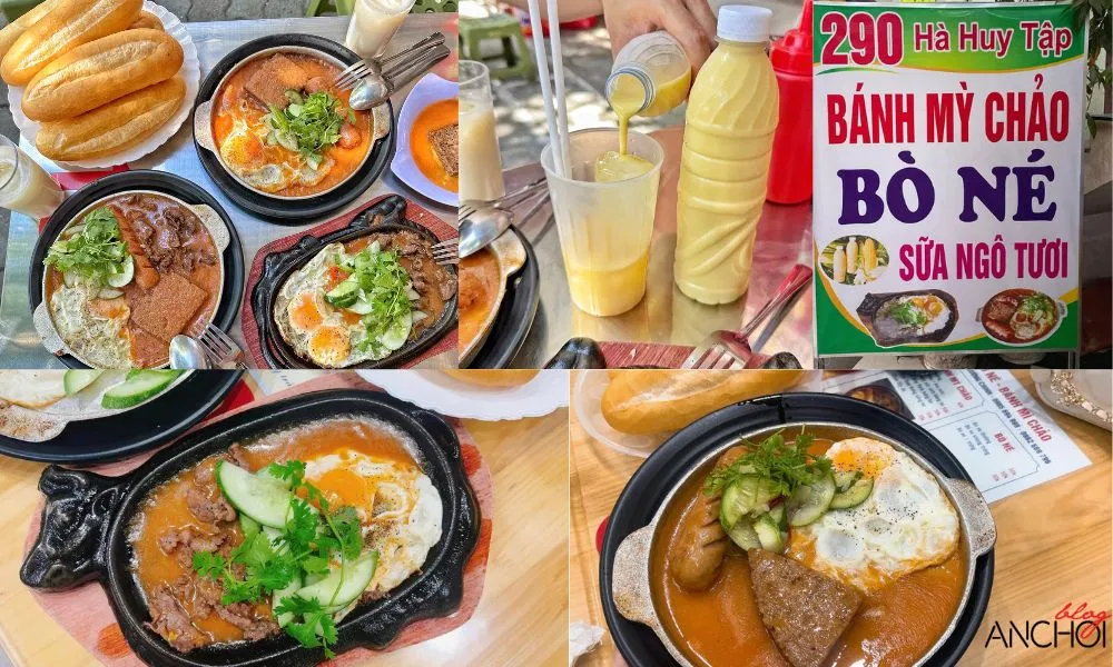 Bánh mì chảo thành Vinh ( Ảnh: BlogAnChoi )