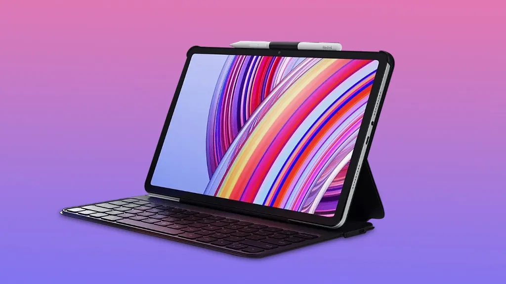 Redmi Pad Pro với bút Stylus và bàn phím đi kèm (Nguồn: Internet)