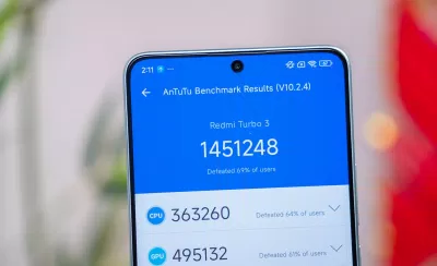 Điểm số Antutu của Redmi Turbo 3 (Ảnh: Internet)
