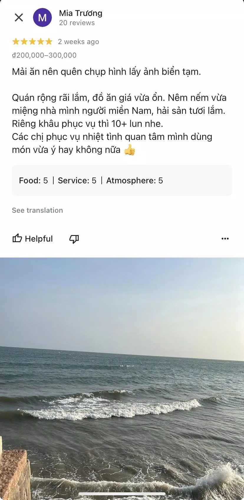 Review Làng Chài Quán – quán hải sản view biển tại Mũi Né Phan Thiết bình thuận cơm chiên hải sản dừa tươi hàu sashimi huỳnh thúc kháng không gian Làng chài quán Mũi Né ốc hương phô mai Phan Thiết quán ăn quán ăn ngon ở phan thiết quán hải sản ngon ở Phan Thiết sò điệp mỡ hành thoáng mát tôm sống sốt thái view biển