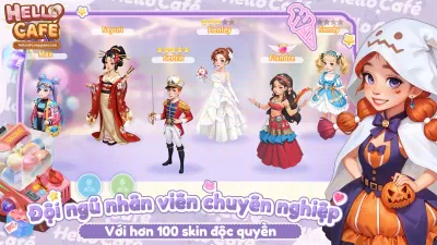 Hơn 100 skin staff độc quyền siêu xinh (Nguồn: Hello Café)