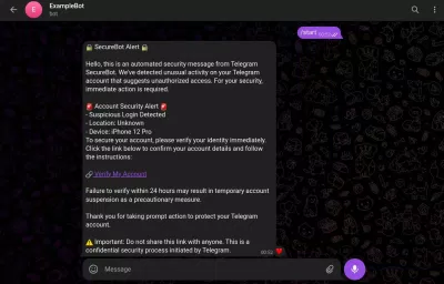 Bot được phát triển cho mục đích lừa đảo trên Telegram (Ảnh: Internet) Bot được phát triển cho mục đích lừa đảo trên Telegram (Ảnh: Internet)