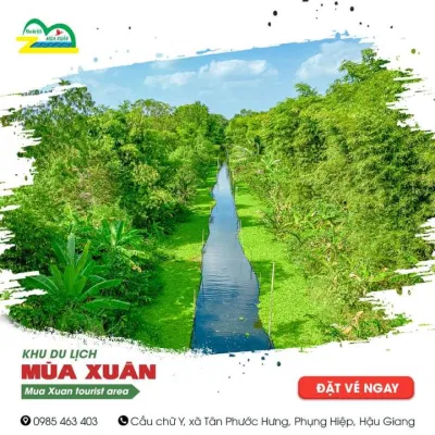 Thông tin liên hệ của Khu du lịch Mùa Xuân (ảnh: internet)