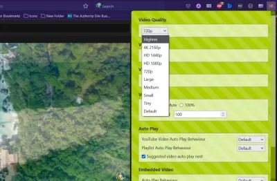 Chọn chất lượng video YouTube trong trình duyệt Firefox bằng tiện ích mở rộng (Ảnh: Internet) Chọn chất lượng video YouTube trong trình duyệt Firefox bằng tiện ích mở rộng (Ảnh: Internet)
