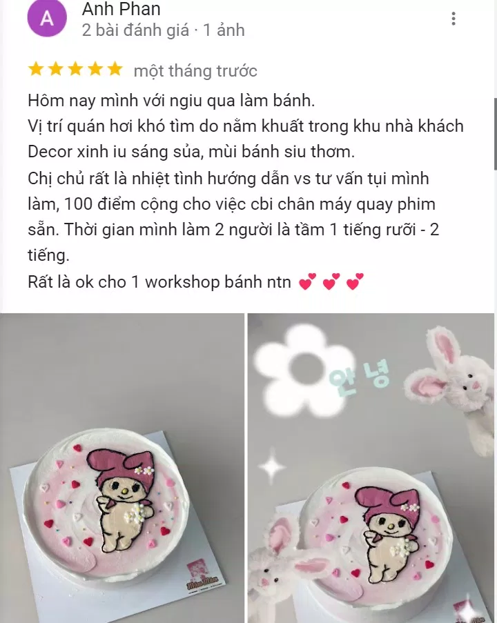 Đánh giá của khách hàng về workshop