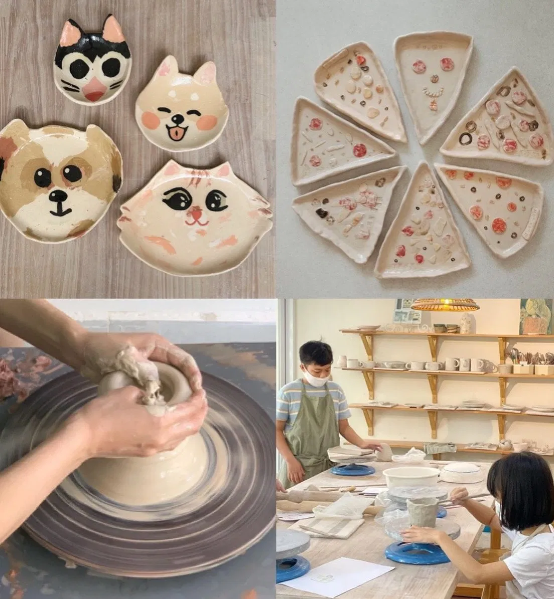 Không gian và sản phẩm từ Workshop làm Gốm Haru Craft