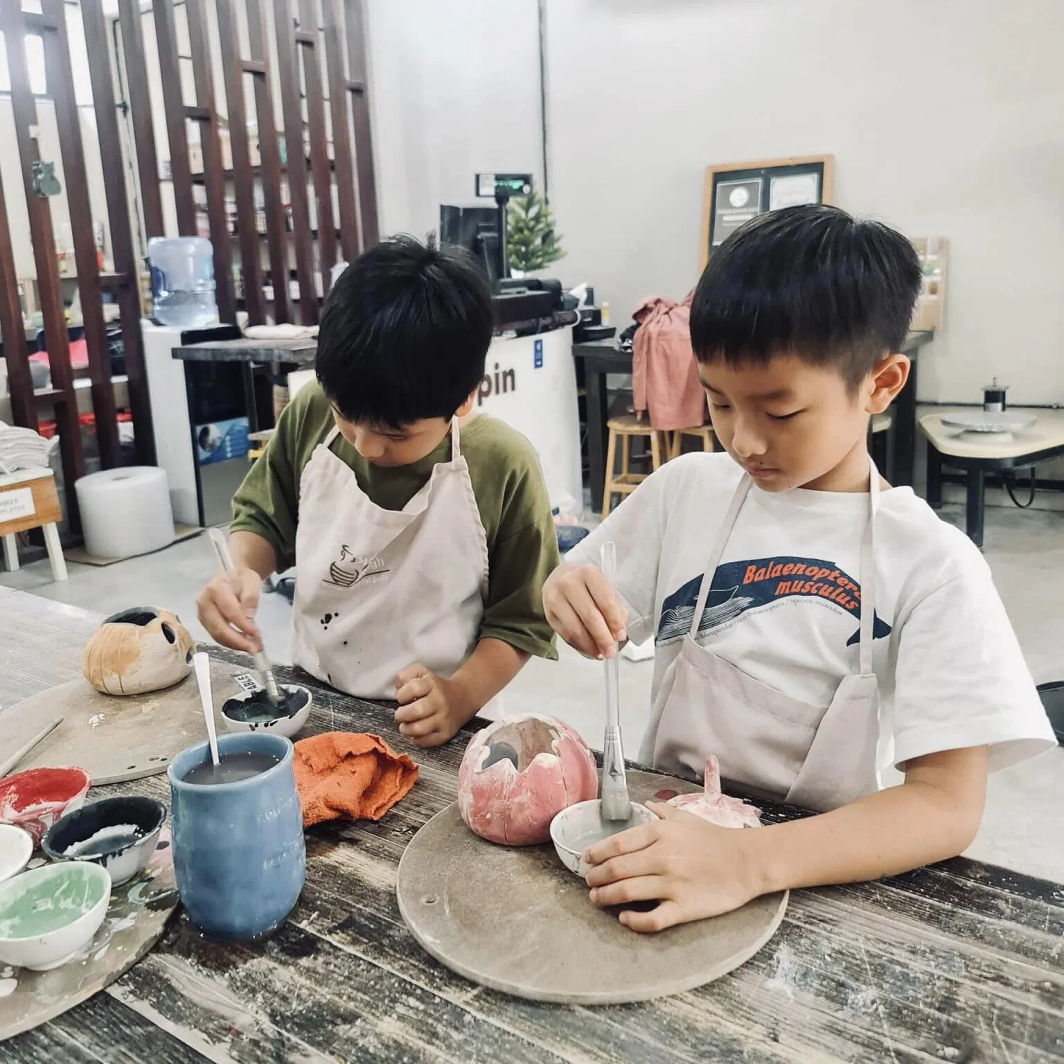 Không gian workshop làm gốm TPHCM dành cho các bé