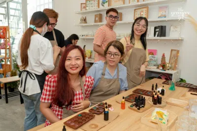 The Greenery Art với workshop nến organic