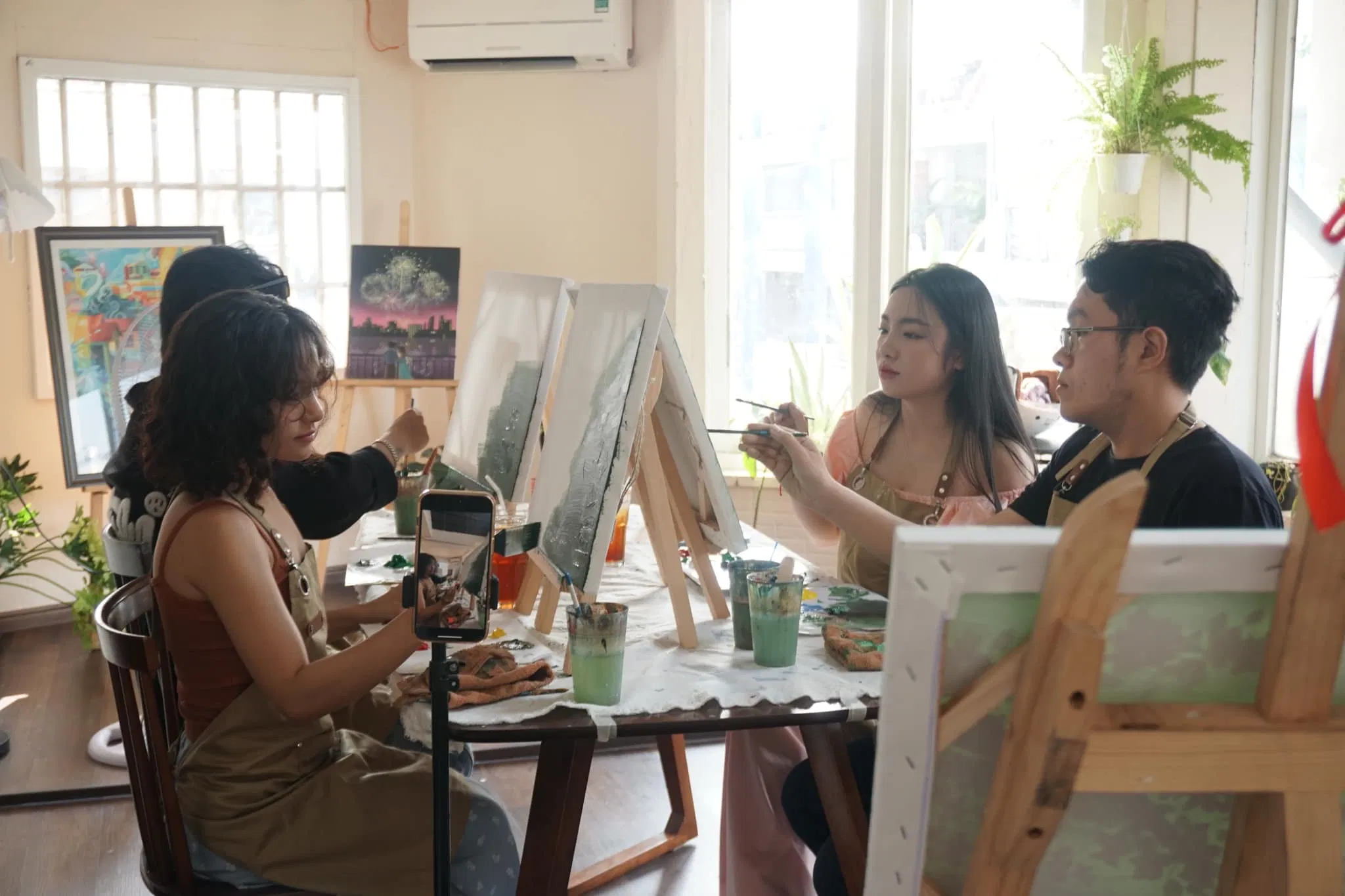 Giản Art Space với không gian đơn giản