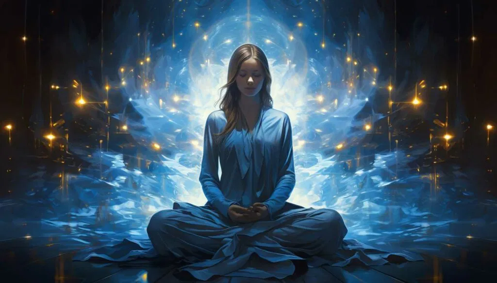 Ý nghĩa aura màu xanh lam (Ảnh: Internet)