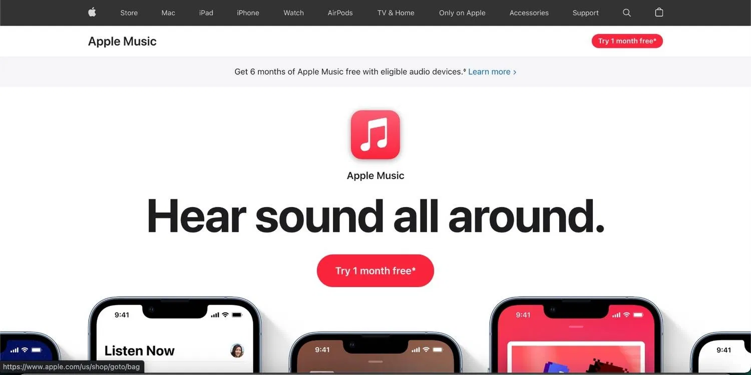Đăng ký dùng thử miễn phí Apple Music (Ảnh: Internet) Đăng ký dùng thử miễn phí Apple Music (Ảnh: Internet)