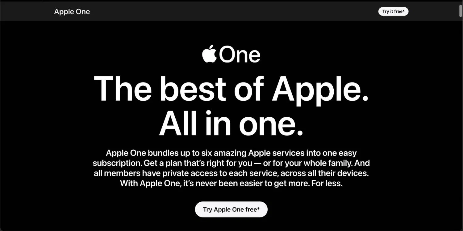 Dùng thử miễn phí Apple One (Ảnh: Internet) Dùng thử miễn phí Apple One (Ảnh: Internet)