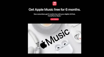 Ưu đãi sử dụng Apple Music miễn phí 6 tháng (Ảnh: Internet) Ưu đãi sử dụng Apple Music miễn phí 6 tháng (Ảnh: Internet)