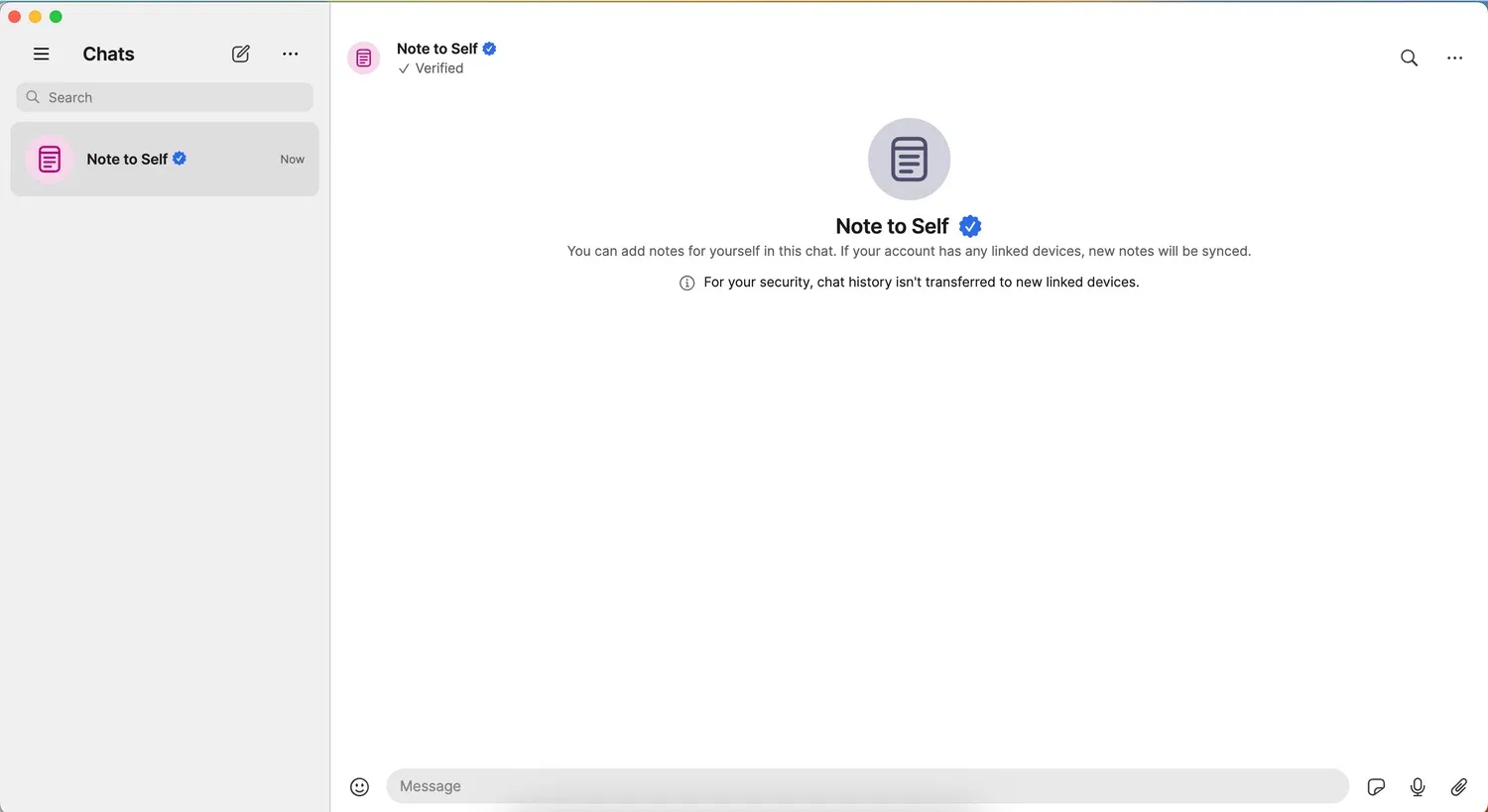 Ứng dụng Signal trên máy Mac (Ảnh: Internet) Ứng dụng Signal trên máy Mac (Ảnh: Internet)