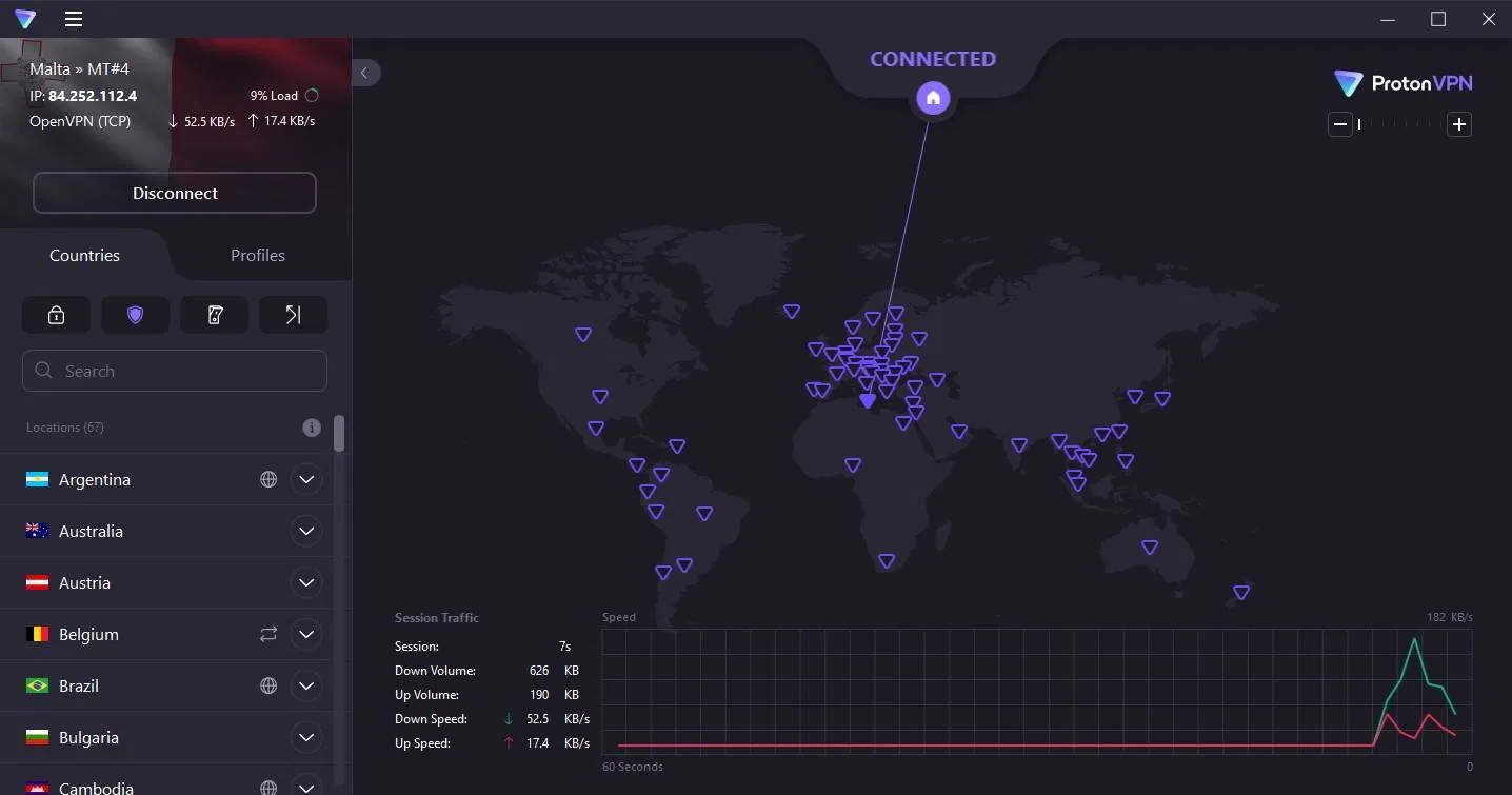 Proton VPN có nhiều máy chủ trên khắp thế giới (Ảnh: Internet) Proton VPN có nhiều máy chủ trên khắp thế giới (Ảnh: Internet)