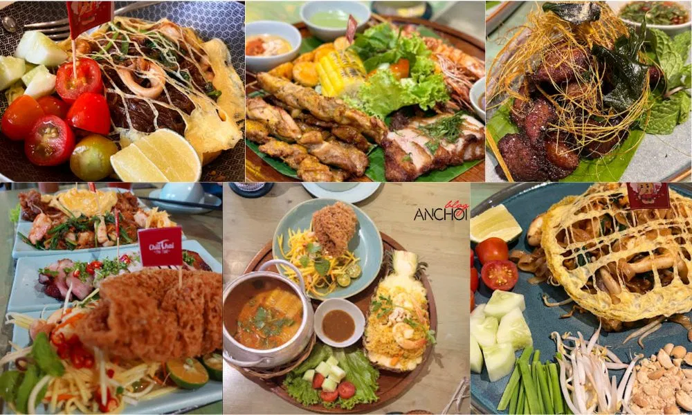 Món ăn tại Chill Thái ( Ảnh: BlogAnChoi )