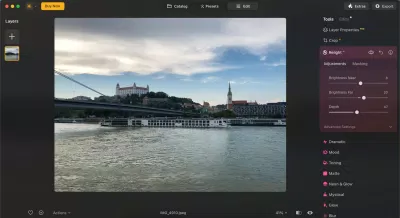 Chỉnh độ sáng trong Luminar Neo (Ảnh: Internet) Chỉnh độ sáng trong Luminar Neo (Ảnh: Internet)
