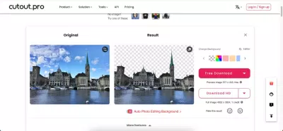 Công cụ xóa nền trong CutOut Pro (Ảnh: Internet) Công cụ xóa nền trong CutOut Pro (Ảnh: Internet)